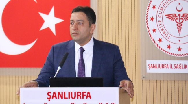 Şanlıurfa İl Sağlık Müdürü Dr. Abdullah Solmaz, Tema’mız “Sağlıkla Yaşayan Türkiye”