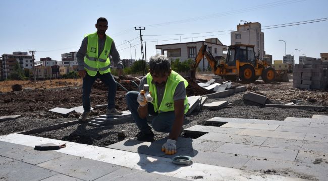 Siverek'te yeşil alan ve park projeleri hız kesmeden devam ediyor