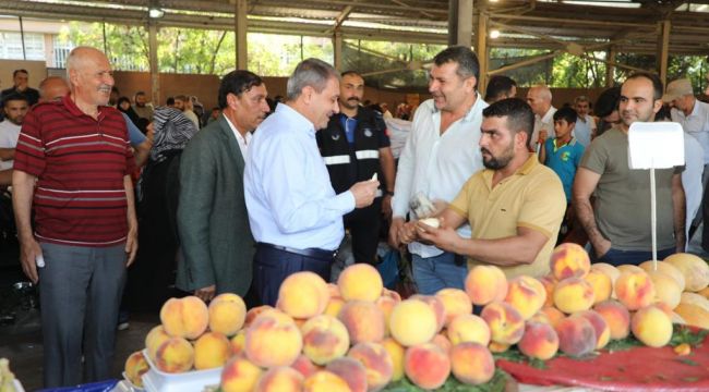 Vali Şıldak Cumartesi Pazarında