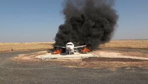 Gerçeği Aratmayan Uçak Kazası Tatbikatı