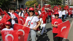 Karaköprü'de Cumhuriyet'in Yüzüncü Yılı Coşkuyla Kutlandı