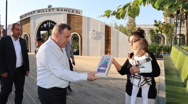 Midyat Belediye Başkanı Şahin, devam eden çalışmaları inceledi