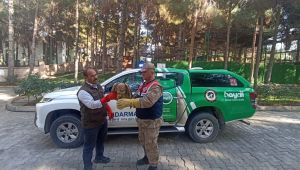 Urfa'da jandarma tarafından yaralı Kızıl Şahin bulundu