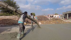 Harran'da Asfalt ve Betol Yol Çalışması Devam Ediyor