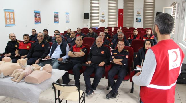 İtfaiye Personellerine İlk Yardım Eğitimi