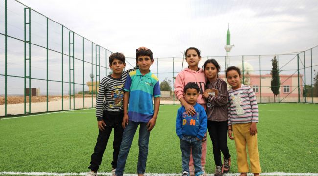 Karaköprü Kırsalında Gençler İçin Bir Spor Tesisi Daha Kazandırıldı 