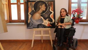 Genç Ressamın Eserleri Sanatseverlerle Buluştu