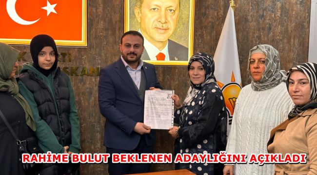 AK Kadınlardan  Başkan Rahime Bulut’a tam destek