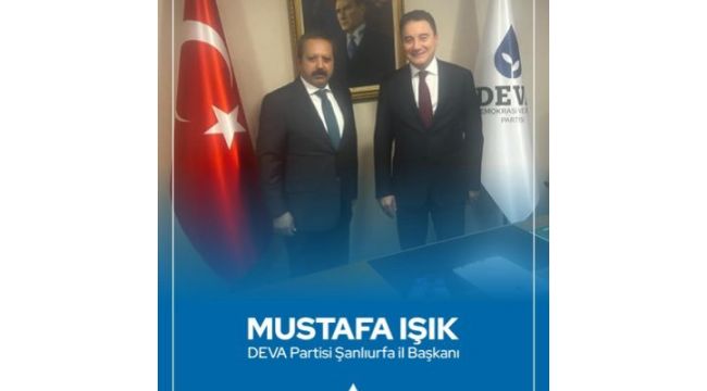 Deva Partisi Şanlıurfa il teşkilatı belli oldu