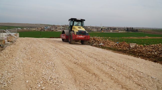 Haliliye Kırsalındaki Yol Çalışmaları Tam Not Aldı