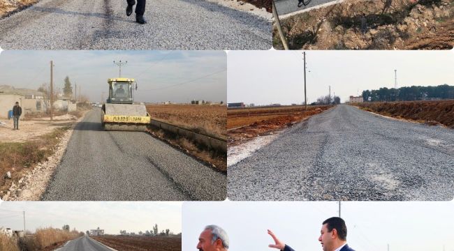 Harran'da Asfalt Çalışmaları Dur Durak Demeden Devam Ediyor