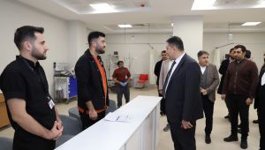 İl Sağlık Müdürü Solmaz, Ceylanpınar Devlet Hastanesini ziyaret etti