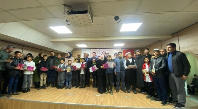 Karaköprü İmam Hatip Lisesinde Kuran ve Ezan Yarışması Yapıldı 