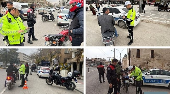 Urfa'da sürücülere ceza yağdı!