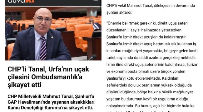 Bekir Bozdağ “Müjde” Dedi, CHP’li Tanal, “Tam Bir Komedi” Diyerek Tepki Gösterdi!