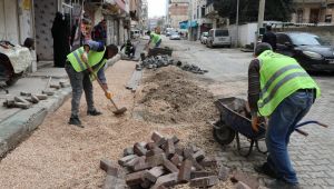 Haliliye'de Kilitli Beton Parke Döşeme Çalışmaları İle Sokaklar Yenileniyor 