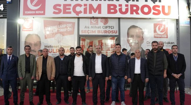 Nihat Çiftçi: Seçim Bürolarımız Tüm Halkımızındır