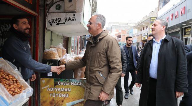 Eyyübiye Belediye Başkanı Mehmet Kuş SSK Caddesi’nde Halkla Buluştu