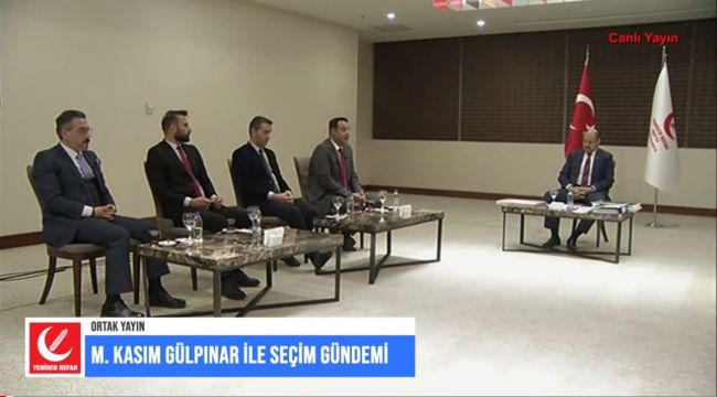 Gülpınar, dün akşam katıldığı ortak canlı yayında Projelerini Açıkladı