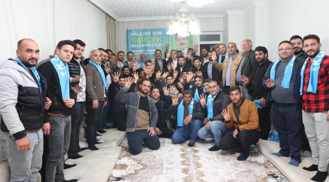 Haliliyeli Vatandaşlardan AK Parti'ye Tam Destek