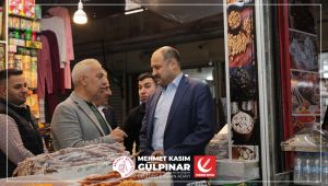 Mehmet Kasım Gülpınar Tarihi Çarşı Esnafını Ziyaret Etti