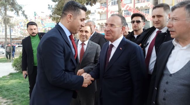 Meclis Başkanvekili Bekir BOZDAĞ temel atma törenine katılım sağladı