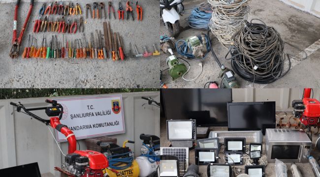 Urfa'da bağ evi hırsızlarına operasyon! 