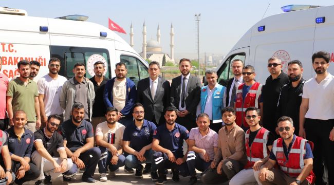 İl Sağlık Müdürü Solmaz Ambulans Kullandı