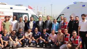 İl Sağlık Müdürü Solmaz Ambulans Kullandı