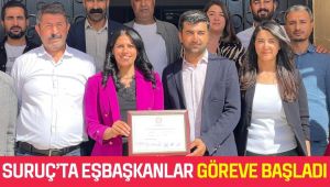 Suruç’ta Eşbaşkanlar Göreve Başladı