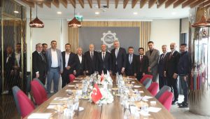 ŞUTSO Heyeti İstanbul Sanayi Odası Yönetimini Ziyaret Etti