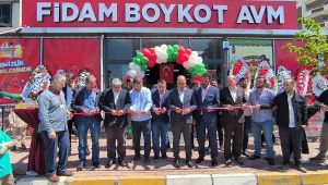 Urfa'da Filistin ile Dayanışma Marketi açıldı
