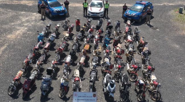 Viranşehir'de Kaçak Motosiklet Operasyonu!