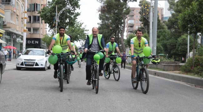 Başkan Gülpınar Farkındalık için Pedal Çevirdi