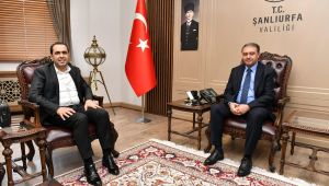 Birecik Belediye Başkanı Mehmet Begit, Vali Şıldak'ı Ziyaret Etti