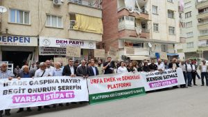 Emek örgütleri DEM Parti'ye saldırı protesto etti 