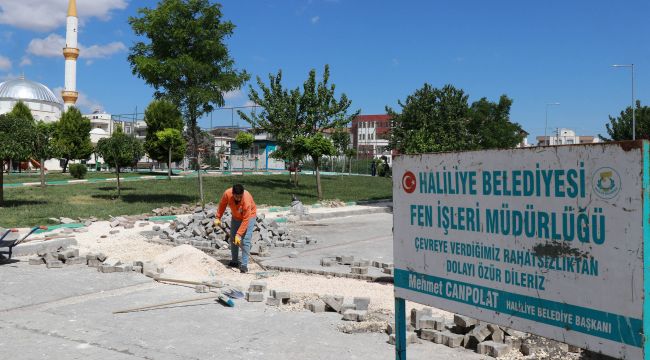 Haliliye Belediyesi İle 5 Mahallede Hummalı Üstyapı Çalışması
