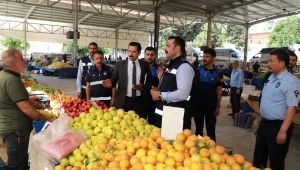 Haliliye Zabıtası Pazar Yerlerini Denetledi