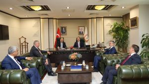 Yeniden Refah Partisi Lideri Erbakan’dan Başkan Gülpınar’a Ziyaret