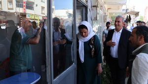 Hilvan belediye eşbaşkanlarından teşekkür ziyareti 