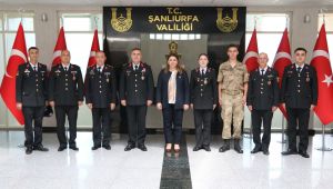 Komutan Avkıran, Vali Vekili Mercan’ı Ziyaret Etti