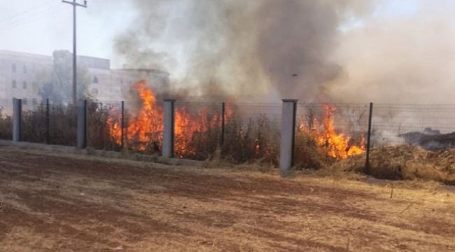 Urfa'da korkutan yangın! İtfaiye müdahale etti