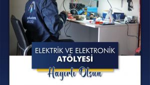 Haliliye Belediyesi, elektrik ve elektronik atölyesi 