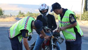 Şanlıurfa’da Kask Denetimleri Devam Ediyor