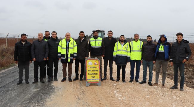 Eyyübiye İle Harran’ı Birbirine Bağlayacak Grup Yolu Asfaltla Buluşacak