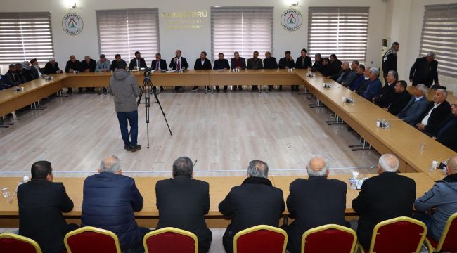 Başkan Nihat Çiftçi Kırsal Mahalle Muhtarlarıyla Buluştu