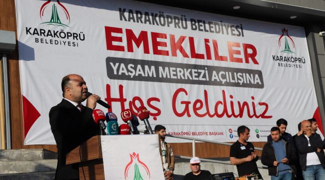 Karaköprü Belediyesi Emekliler Yaşam Merkezini Hizmete Sundu