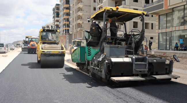 Fevzi Çakmak Bulvarı’nda Asfalt Serimi Başladı