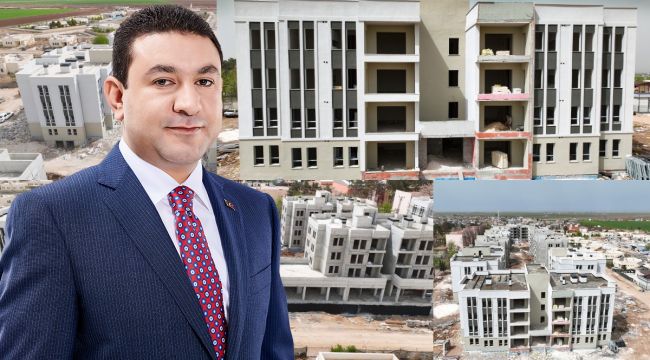 Harran'daki Toki Konut Ve İş Yeri İnşaatlarında Sona Gelindi
