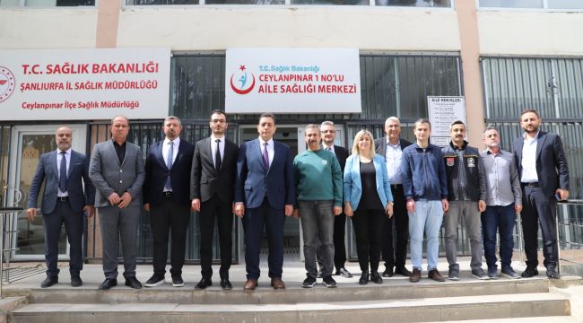 İl Sağlık Müdürü Solmaz'dan Ceylanpınar'a Yerinde Değerlendirme: “Hedefimiz Sağlık Hizmetlerinde Kaliteyi En Üst Seviyeye Taşımak”